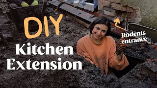 Nightmare DIY Kitchen Extension (and some unwanted visitors...) Building Our Dream Home by Hand