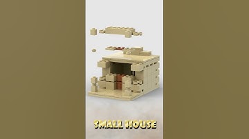 Building every Minecraft Desert Structure In LEGO!  Small House 6! #buildingseries  #legominecraft