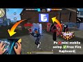 Pc❌mini mobile setup ✅Free Fire Gaming Keyboard|⌨️🖱📱Mix Pro Geek Gamer #freefire #mixpro #geekgamer