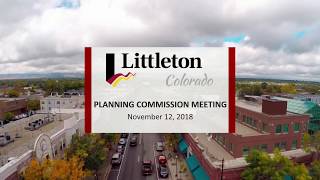 Planning Commission Regular Meeting & Study Session - 11/12/2018