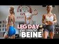 Mein Legday für STRAFFE &amp; DEFINIERTE Beine 🤫(Wettkampfdiät Week 2🚀)