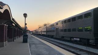Metra SouthWest Service 119 Outbound @ Oak Lawn Station 4/10/23