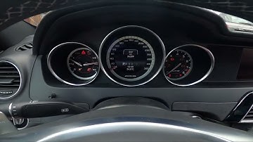 How to Change Measurement Units in Mercedes C W204 C63 AMG ( 2011-2014 ) Switch Between MPH and KMH