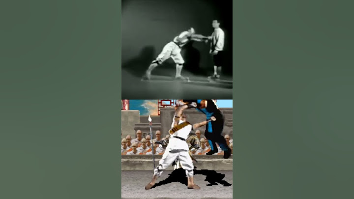 Original Mortal Kombat move reference footage #mortalkombat #gaming #behindthescenes #shorts