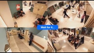 Hospital CCTV Captures The Moment 8 People Vanishes