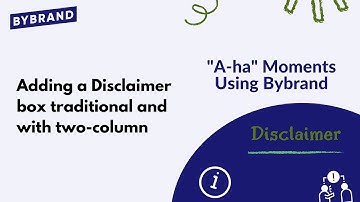 Disclaimer email signature - Adding a box traditional or two-column