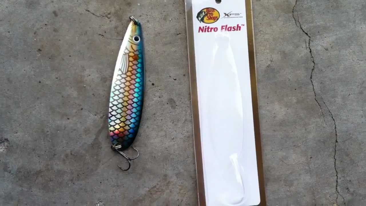 Bass Pro Shops XPS Nitro Flash Trolling / Casting Spoon Freshwater or  Saltwater Lure 