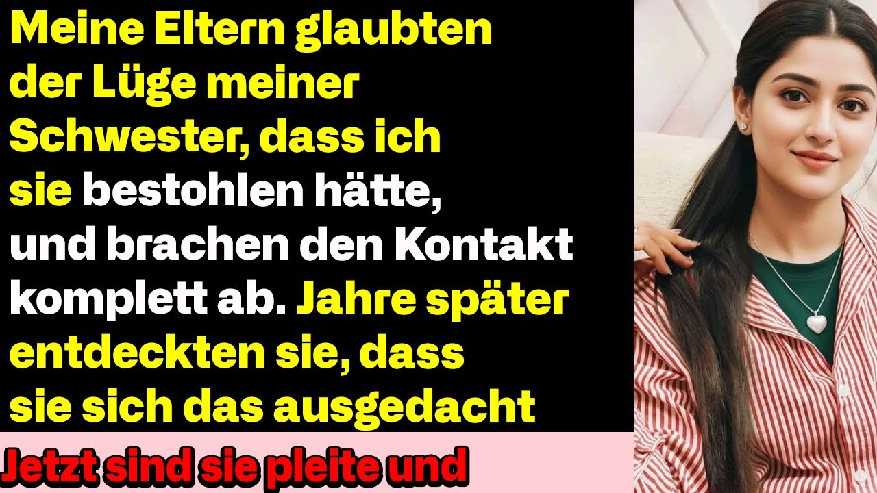 Meine Schwester log, ich hätte meine Eltern bestohlen – sie verstießen mich, bis die Wahrheit