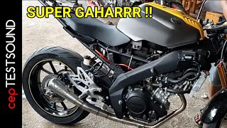Knalpot CLD Monster S series di Yamaha R15 v3 cek sound