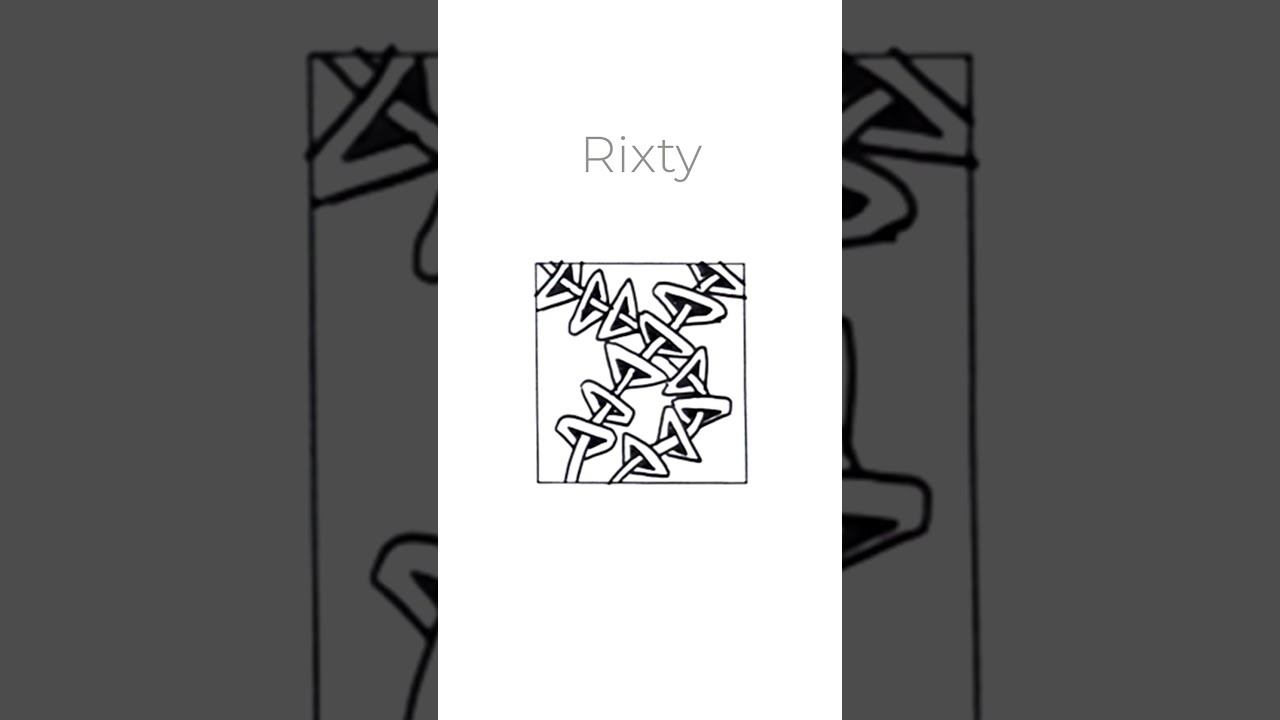 20 Most Popular Zentangle Patterns | With Names