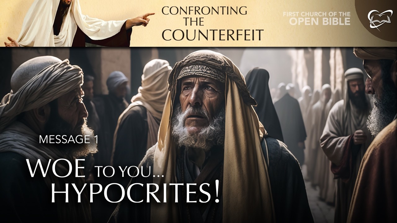 Confronting the Counterfeit 1 "Woe to you... Hypocrites!"