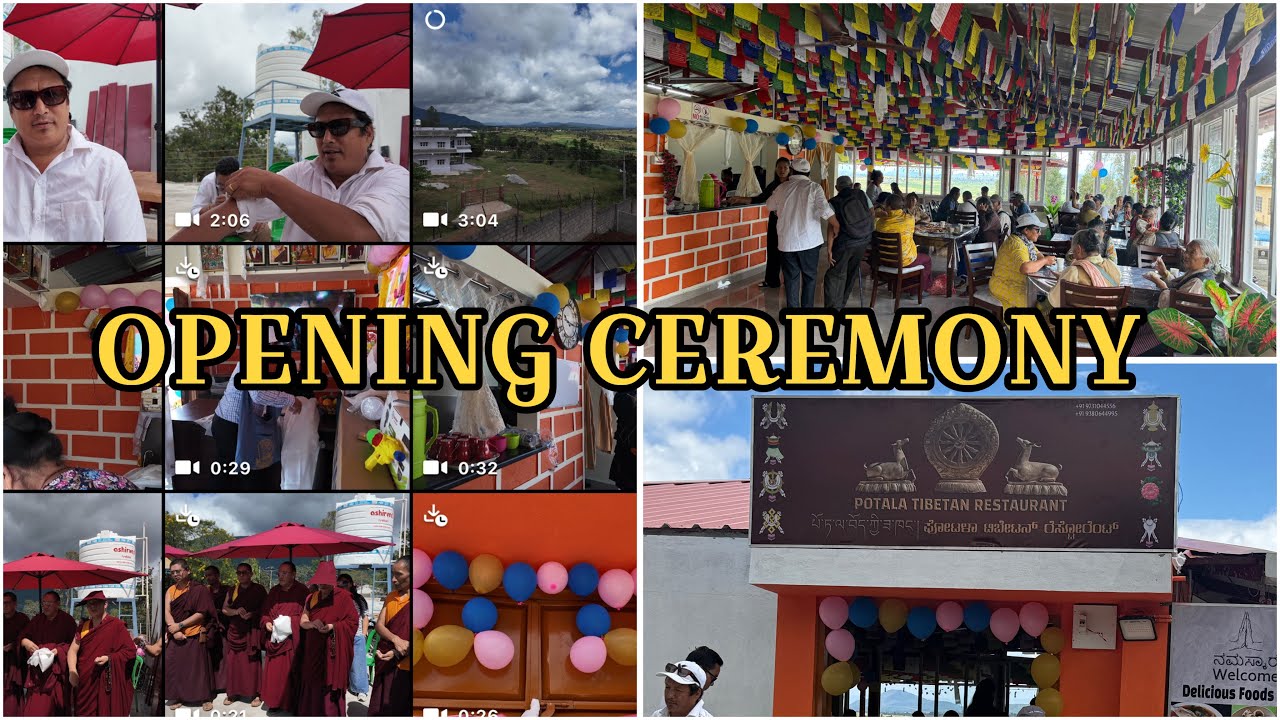 NEW RESTAURANT GRAND OPENING | KOLLEGAL |DEAR CHANNEL | TIBETAN YOUTUBER | 