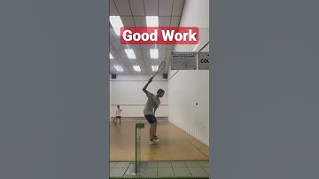 Junior Squash:- Your future depend on how hard you work on 加油