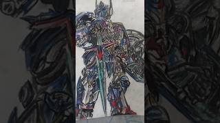 Optimus Prime Drawn in CHARCOAL?! 😱🔥 Epic Pencil Art