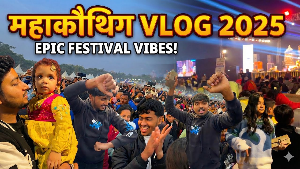 Noida Stadium Me Shuru Hua Pahadiyon Ka Mahotsav! ❤️ Mahakauthig 2025 | Food, Dance & Full Masti