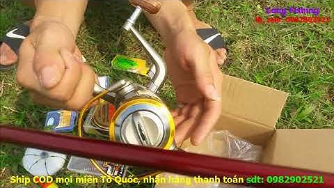 Bộ cần câu máy 2 khúc Shimano ScaBard 2,4 mét đủ phụ kiện giá 399k - Long fishing