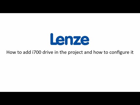 Lenze PLC Designer with i700 (3): How to add the i700 to a project & how to configure it?