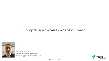 Comprehensive Analytics Demo