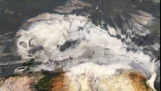 Celebrity Yunohana, Hot Spring Flower mineral deposits at Yunomine Onsen Profile