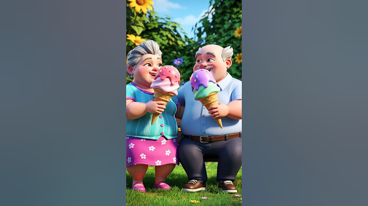 grandma and grandpa are eating ice cream #shorts #grandma #grandpa #icecream