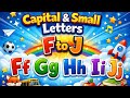 "Learn Capital & Small Letters F to L | Fun ABCs for Kids"