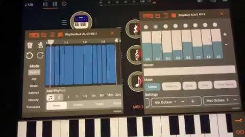 RhythmBud and StepBud sequencing Moog Mother 32