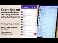 Detect and Block Android App running background and use data internet