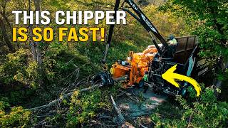 WE BEAT OUR RECORD! Our Fastest Chip Truck Fill Yet! | Road Clearing Part 1