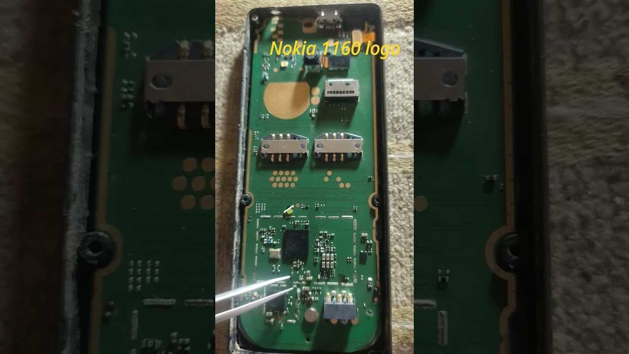 nokia 1160 me nokiya logo  ..pe ruk jata hai