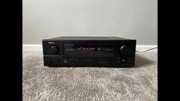 How to Factory Reset Denon AVR-1905 7.1 Home Theater Surround Receiver
