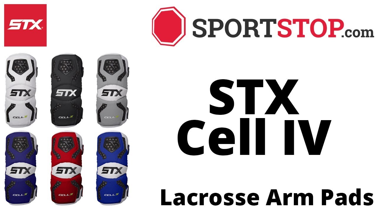 STX Cell IV Lacrosse Arm Guards | STX Arm Pads