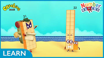 Twenty One and Twenty Two | Numberblocks