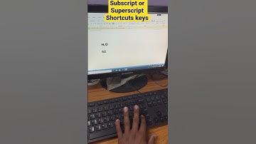Subscript or superscript ka shortscut keys #microsoft #viral #computer #shortvideo #ytshorts