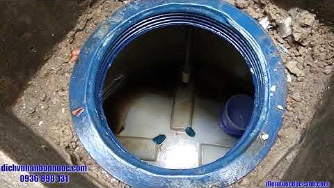 Sửa bồn nước nhựa bị lủng | bồn âm chứa nước