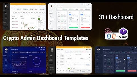 Crypto Bootstrap 5 Admin Panel Template with Dark LTR Theme
