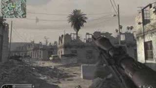call of duty 4: reloading snipers