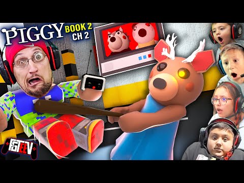 Roblox Piggy Book 2 Chapter 2 Mad Reindeer In The Store Fgteev Vs Dessa Multiplayer Escape Youtube - piggy chapter fgteev roblox