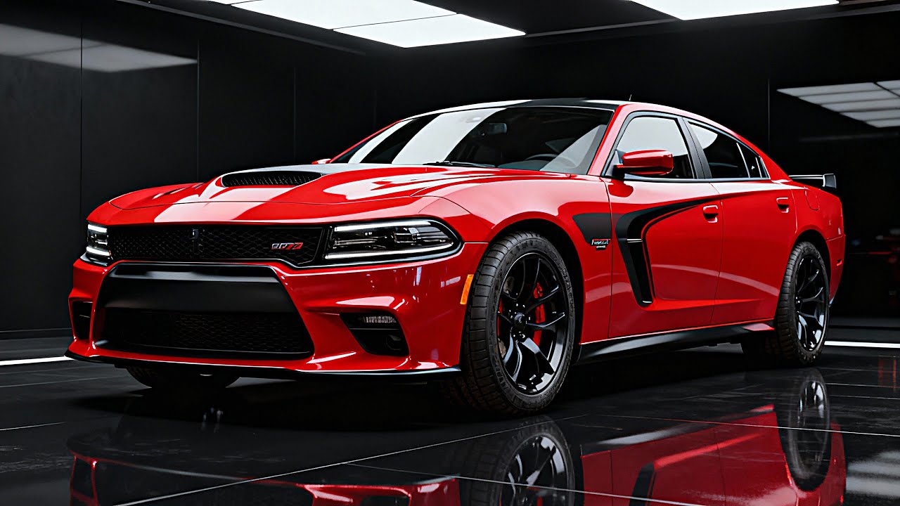 2027 Dodge Charger Hellcat V-8 RETURNS – Red & Black Muscle That Shakes the EV Era