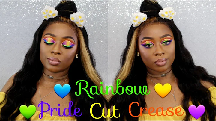 PRIDE TRIBUTE: Rainbow Cut Crease  Makeup Tutorial