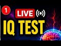 🚨 LIVE IQ TEST 🔥 | 1% LOG HI LAST QUESTION TAK JA PAATE HAIN 😱 | KYA AAP GENIUS HO? #live #short