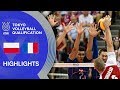 POLAND vs. FRANCE - Highlights Men | Volleyball Olympic Qualification 2019