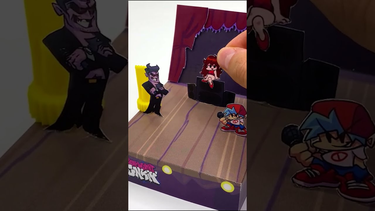 Who wants this 2D Friday Night Funkin 3D Diorama Cube Papercraft ?