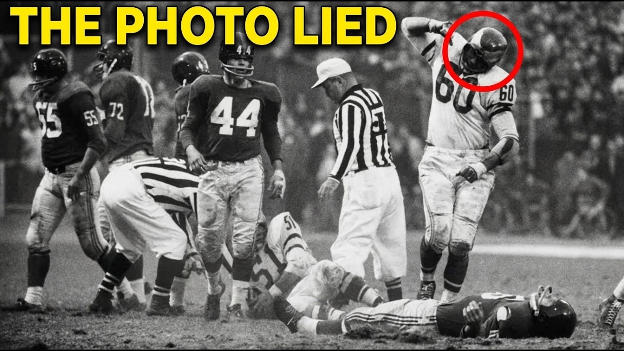 Chuck Bednarik Stood Over Frank Gifford's Body and America HATED Him — The Photo LIED