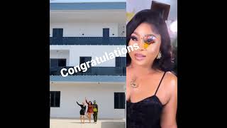 Congratulations to Nollywood Actress Regina Chukwu on her new house 🏡