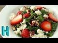 How to Make Strawberry Kale Salad |  Hilah Cooking