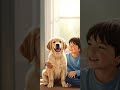 Dogi animals Galti roti chhupane ki thi… saza bahut badi👍 mili”😭 || #ai #puppy #entertainment
