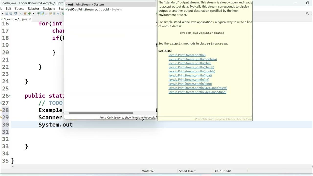 How do you print the last character of a word in java? - YouTube