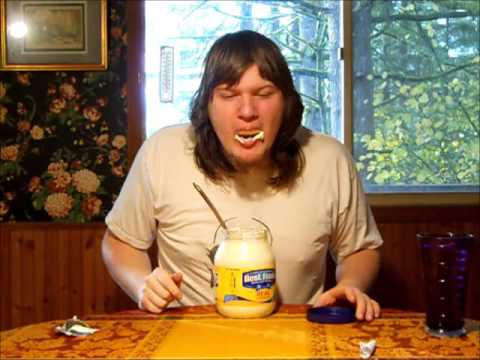 Jar of Mayo challenge *vomit warning* (Crazy Eats Challenge) - YouTube