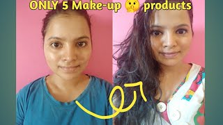 SIMPLE MAKE-UP FOR COLLEGE AND OFFICE | Using Only 5 Make-up products | NATURAL MAKEUP | screenshot 5