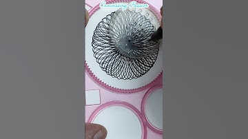 Eenvoudige manier om een ​​spirograaf te maken #shorts #spirograaf #kunst #lijntekening #2025